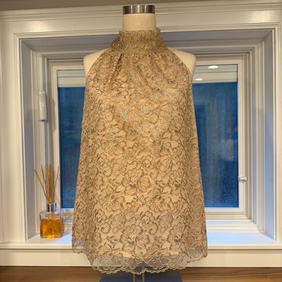 J. Crew Tops - JCrew Lace Halter Top -size S